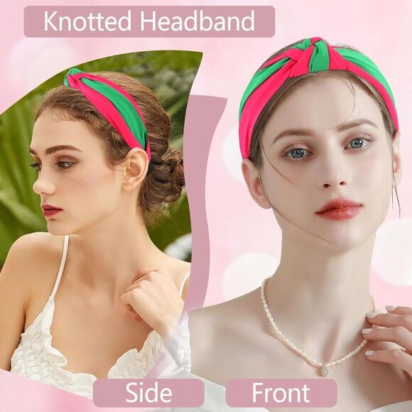 3Pcs Women Girls Witch Theme Hair Accessories Knotteds Hair Bands main image 4